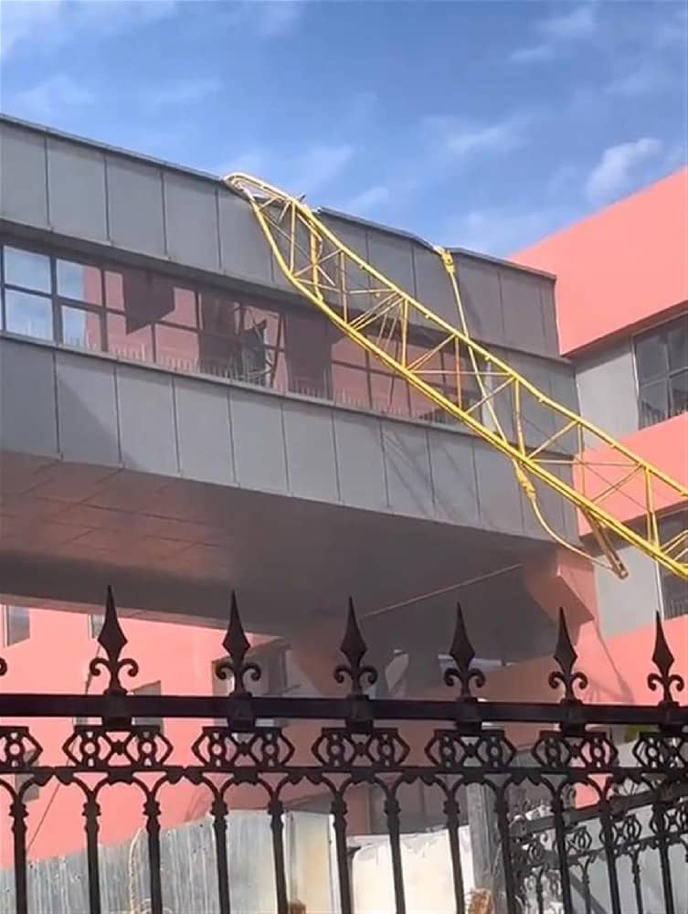 鄭州二七區塔吊倒塌事件未造成人員傷亡